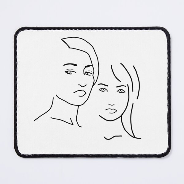 Item preview, Minimalist portraits of women in lineart style. designed and sold by VanessaKeen.