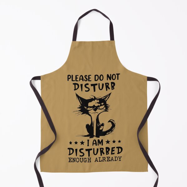 Item preview, Funny Cat Do Not Disturb Sign - Humorous Feline Art Print designed and sold by MAEN00.