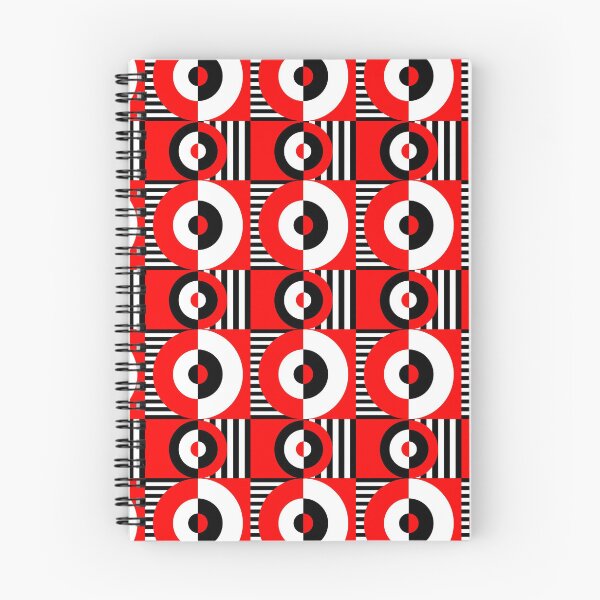 Item preview, Black and red circle pattern  designed and sold by Akashdigiart.