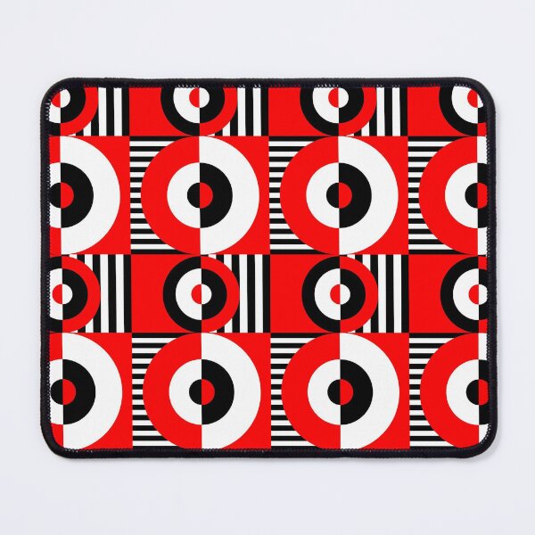 Item preview, Black and red circle pattern  designed and sold by Akashdigiart.