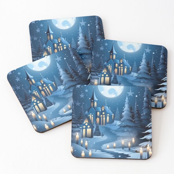 Item preview, Vintage Christmas Village Minimalist Aesthetics 2024 Trend designed and sold by The Art of Kkatarynka.