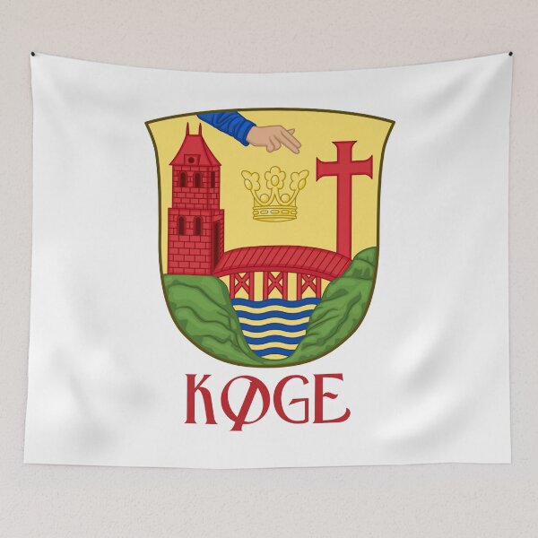 Item preview, Køge Coat of Arms, Denmark designed and sold by jeshands.