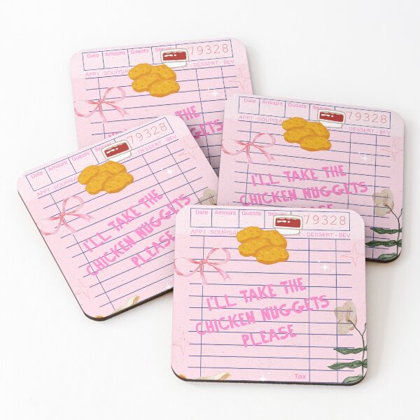 Item preview, Guest Check - I'll Take the Chicken Nuggets Please designed and sold by bowsbotanicals.