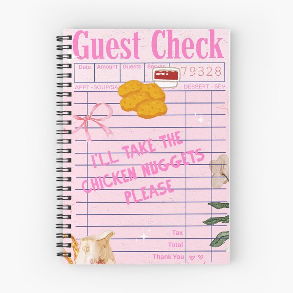 Item preview, Guest Check - I'll Take the Chicken Nuggets Please designed and sold by bowsbotanicals.
