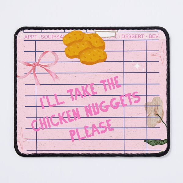 Item preview, Guest Check - I'll Take the Chicken Nuggets Please designed and sold by bowsbotanicals.