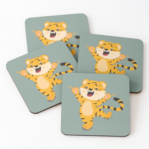 Item preview, Cute Little Tiger Cub Jungle Animals  designed and sold by lozchai.