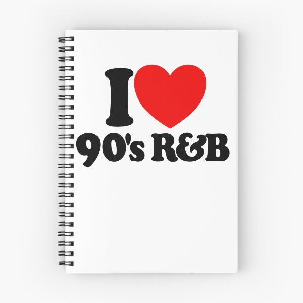 Item preview, I Love 90's R&B Red Heart Vintage Music 90's R&B Gear designed and sold by DynamicDesign.