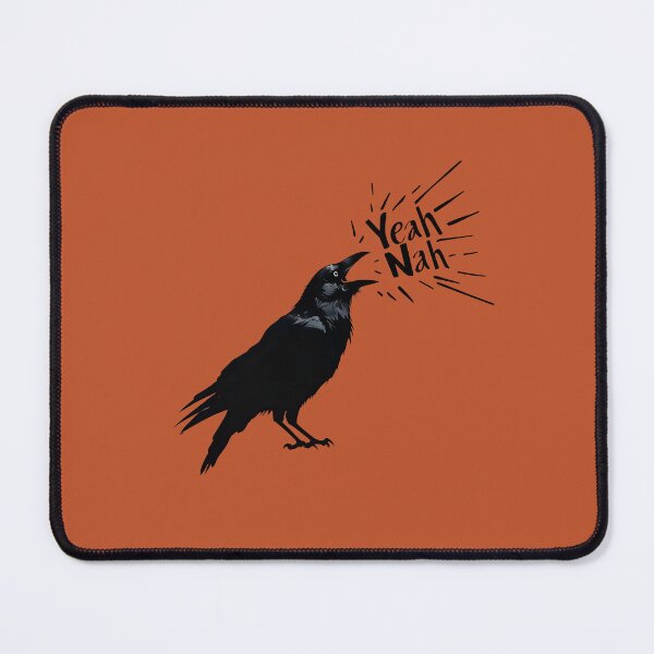Item preview, Yeah nah funny aussie crow bush cricket  designed and sold by analogsandpixel.