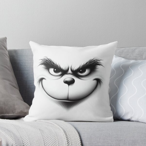 Item preview, The Grinch Face with plain white background, for Christmas or Halloween! designed and sold by erkabees.
