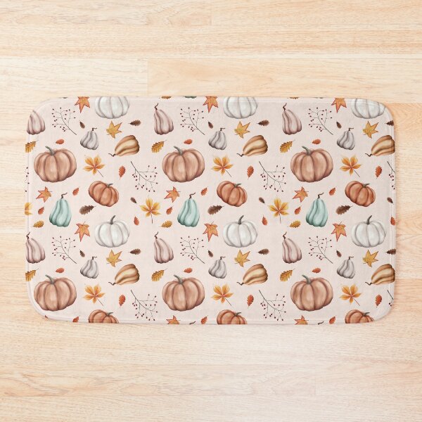 Item preview, Autumn Delights, Fall Squash and Pumpkin Pattern designed and sold by Audrey Janvier | AJD.