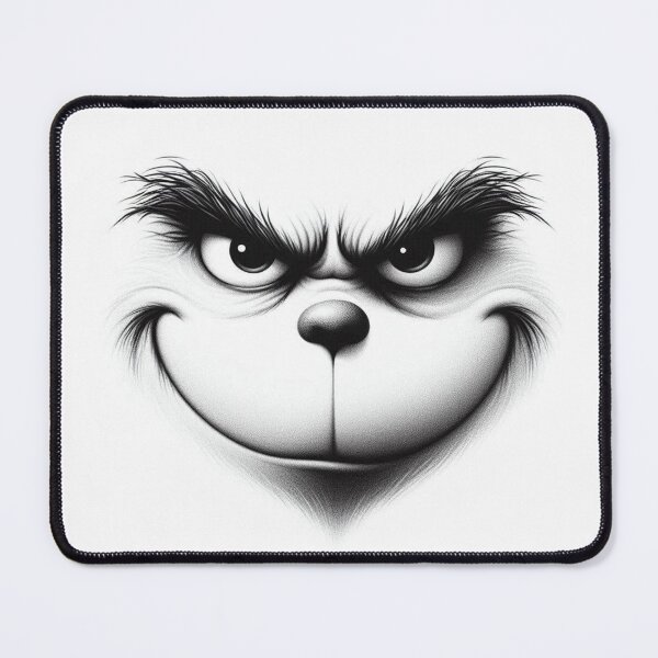 Item preview, The Grinch Face with plain white background, for Christmas or Halloween! designed and sold by erkabees.