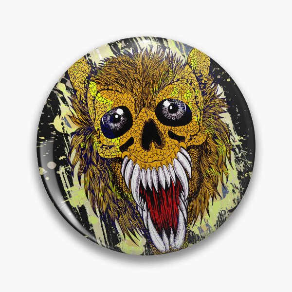 Item preview, Wolf skull retro vintage design with paint splatter designed and sold by navarraspain.