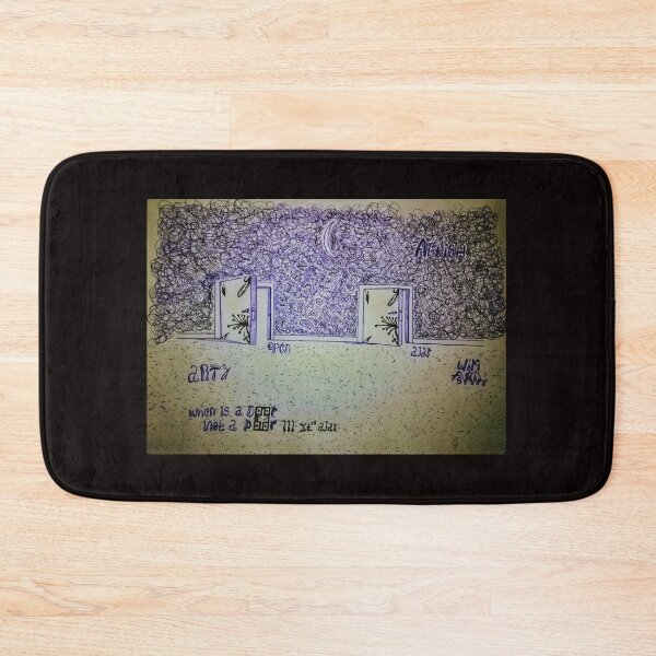 Item preview, wimavrilsown Open and Ajar. when is a door not a door designed and sold by Wim Avril Stoss.