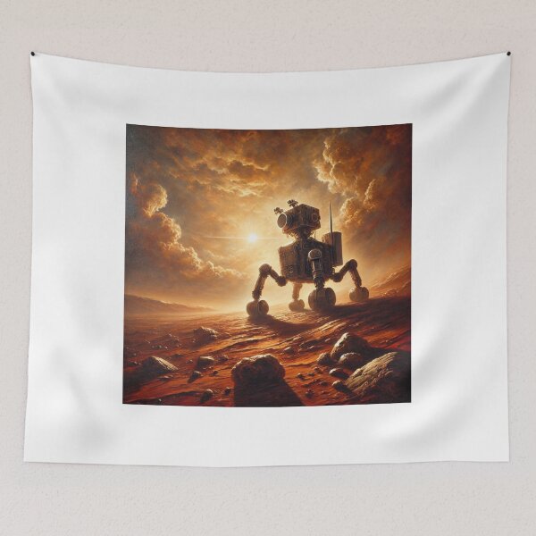 Item preview, Mars exploration robots and Renaissance art, designed and sold by Natthiya Minimal.