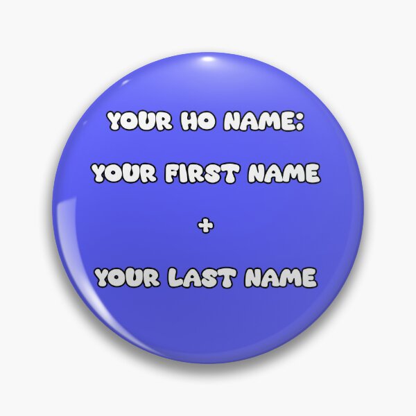 Item preview, what's your HO name? designed and sold by KumaKumaDesigns.
