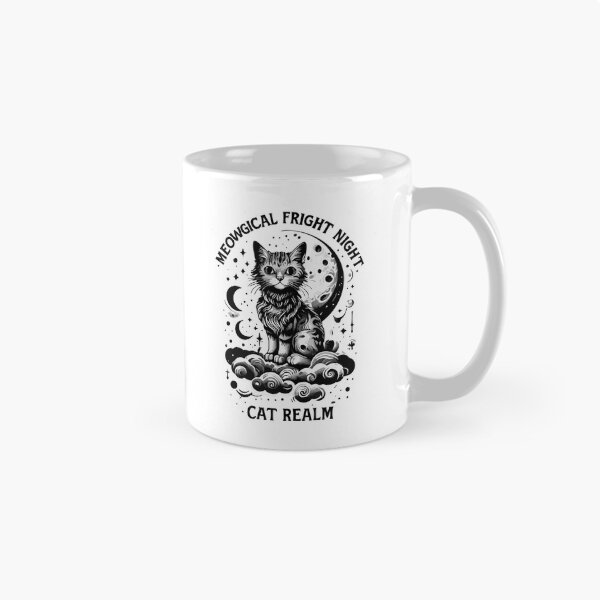 Artikelvorschau, Meowgical Fright Night Cat Realm: Gruselige Jahreszeit entworfen und verkauft von printmala.