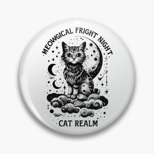 Artikelvorschau, Meowgical Fright Night Cat Realm: Gruselige Jahreszeit entworfen und verkauft von printmala.