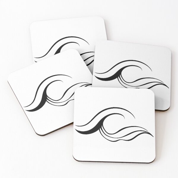 Item preview, Minimalist Small Black Wave Design - Elegant and Modern Art for Contemporary Spaces designed and sold by UniGift.