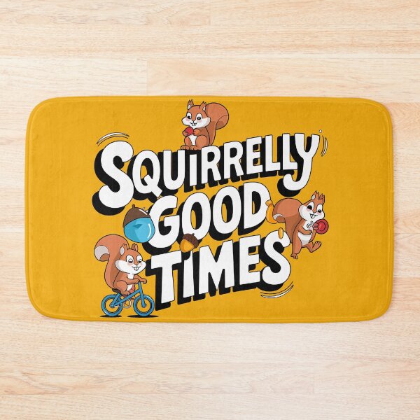 Item preview, Squirrelly Good Times Fun and Quirky Squirrel designed and sold by VectorVortex.