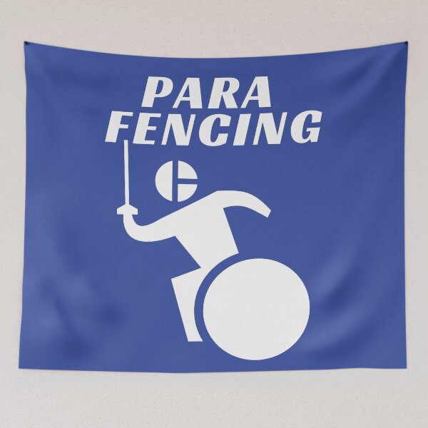Item preview, Parafencing, Wheelchair Fencing, Fencing, Fencing Enthusiasts designed and sold by Anniko Art Studio.