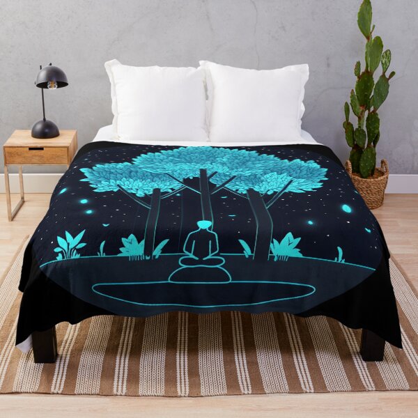 Item preview, Lunar Serenity: Meditative Forest Glow designed and sold by AI-Only Creations.