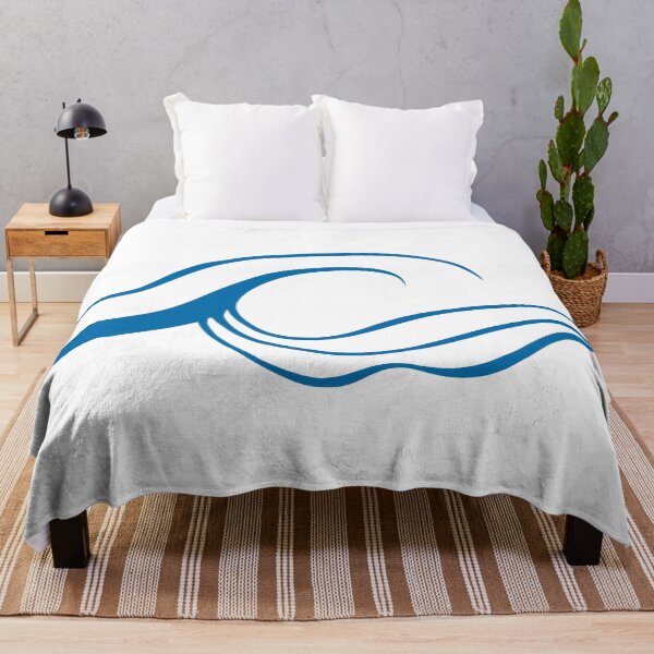 Item preview, Minimalist Small Blue Wave Design - Elegant and Modern Art for Contemporary Spaces designed and sold by UniGift.