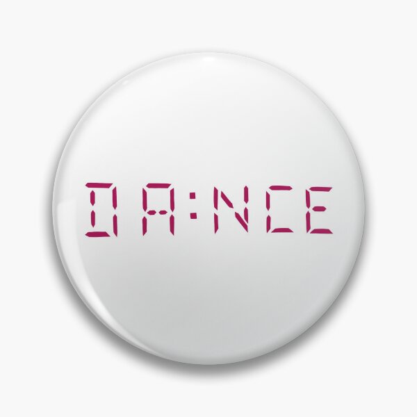 Item preview, Dance Time electronic clock typography designed and sold by IrynasShop.