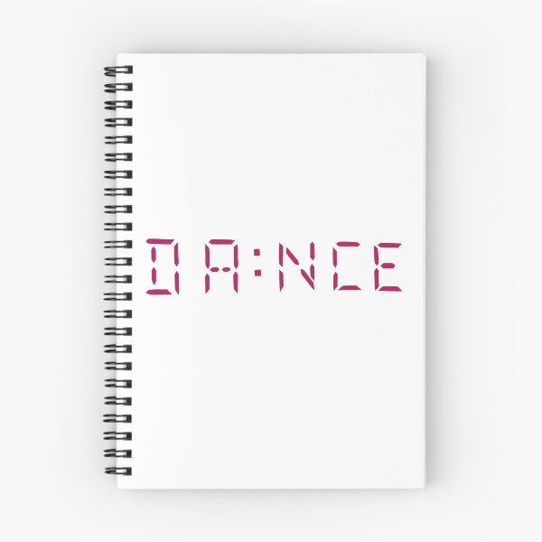 Item preview, Dance Time electronic clock typography designed and sold by IrynasShop.