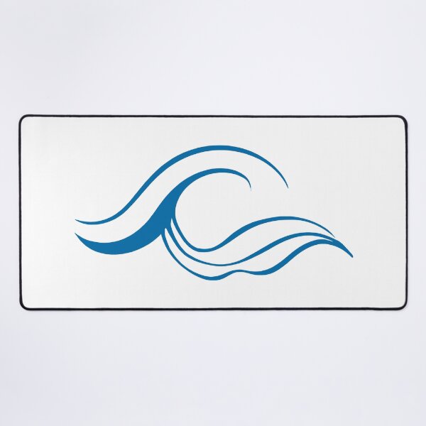 Item preview, Minimalist Blue Wave Design - Elegant and Modern Art for Contemporary Spacesene designed and sold by UniGift.