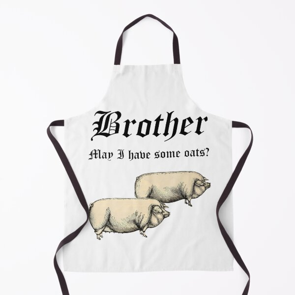 Item preview, Brother May I have some oats? Funny medieval hungry pigs designed and sold by olekskotarczak.