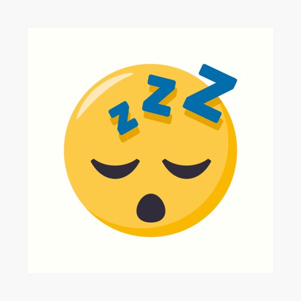 Sleeping Face Emoji Pillow Sleep Face Zzz Face Emoji 