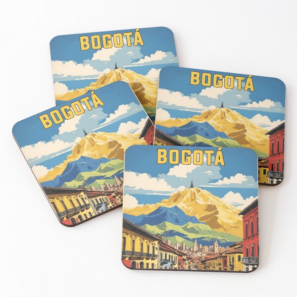 Item preview, Cartel retro vintage de turismo de Bogotá, Colombia designed and sold by TravelersGems.