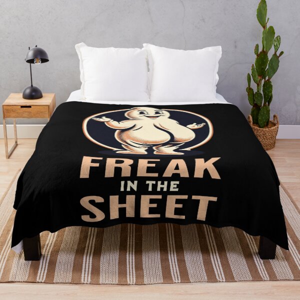 Item preview, Freak In The Sheet Funny Ghost Design designed and sold by LuminOrb.
