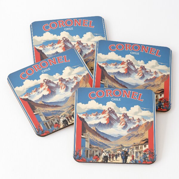 Item preview, Coronel Chile Retro Vintage Poster Tourism  designed and sold by TravelersGems.