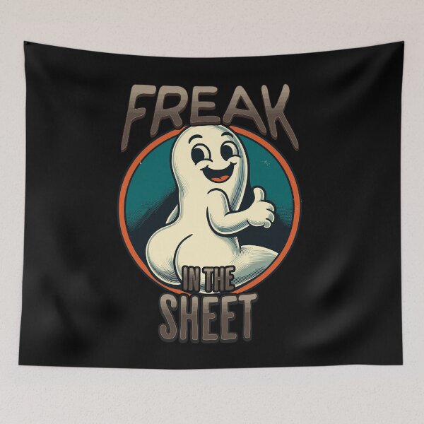 Item preview, Funny Ghost Design Freak Under The Sheet designed and sold by LuminOrb.