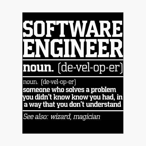 Artikel-Vorschau von Softwareentwickler Definieren, designt und verkauft von blackkramla.