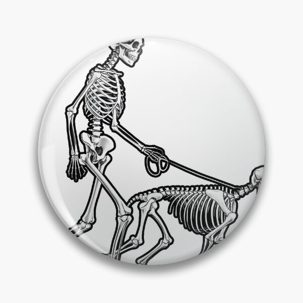 Item preview, Spooky Halloween Skeleton Dog Walker Fun Pet Lover   designed and sold by ShopZen ⭐⭐⭐⭐⭐.