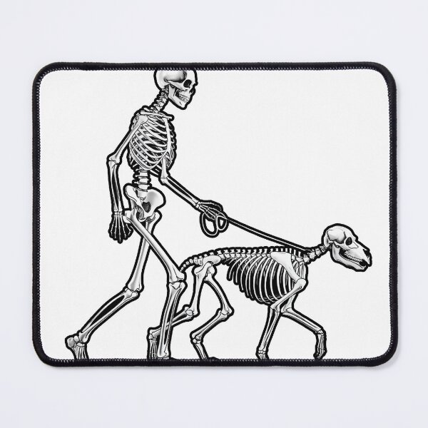 Item preview, Spooky Halloween Skeleton Dog Walker Fun Pet Lover   designed and sold by ShopZen ⭐⭐⭐⭐⭐.