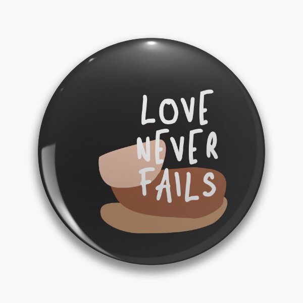 Item preview, Love Never Fails - Timeless Christian Quote designed and sold by cidolopez.