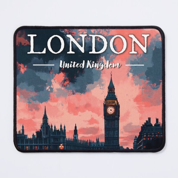 Item preview, London Travel Poster - Big Ben designed and sold by Minuitvagabond.