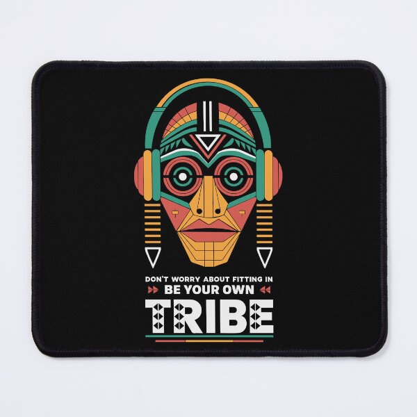 Item preview, Be Your Own Tribe Headphone Tribal Art Music Lovers designed and sold by Designer-Girl.