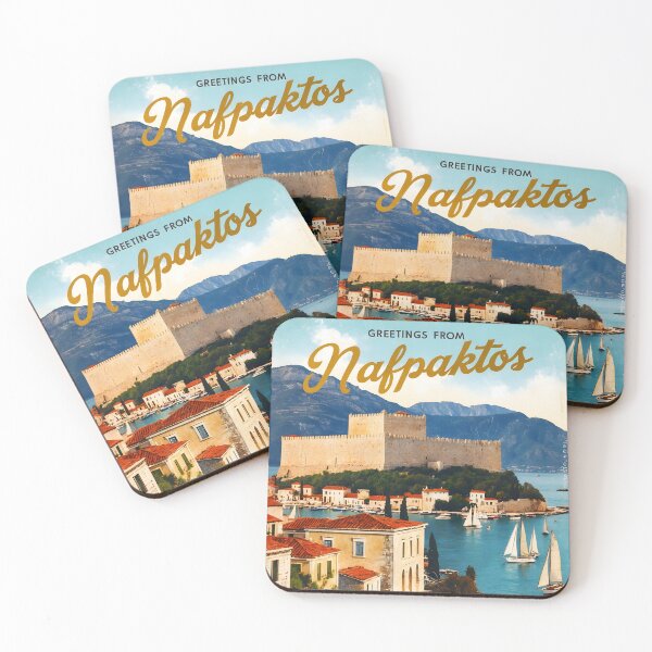 Item preview, Nafpaktos Western Greece Postcard Vintage Retro Travel Vintage designed and sold by TravelPostcardGems.