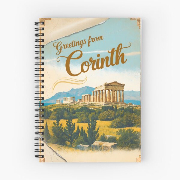 Item preview, Corinth Peloponnese Postcard Vintage Retro Travel Vintage designed and sold by TravelPostcardGems.