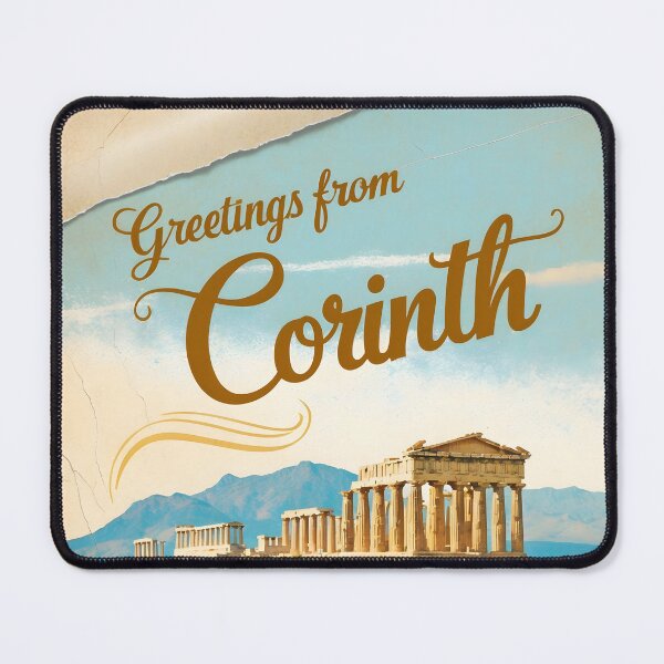 Item preview, Corinth Peloponnese Postcard Vintage Retro Travel Vintage designed and sold by TravelPostcardGems.