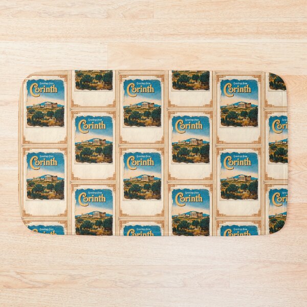 Item preview, Greetings from Corinth Peloponnese Postcard Vintage Retro Travel Vintage designed and sold by TravelPostcardGems.