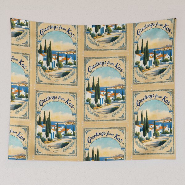 Item preview, Greetings from Kos South Aegean Postcard Vintage Retro Travel Vintage designed and sold by TravelPostcardGems.