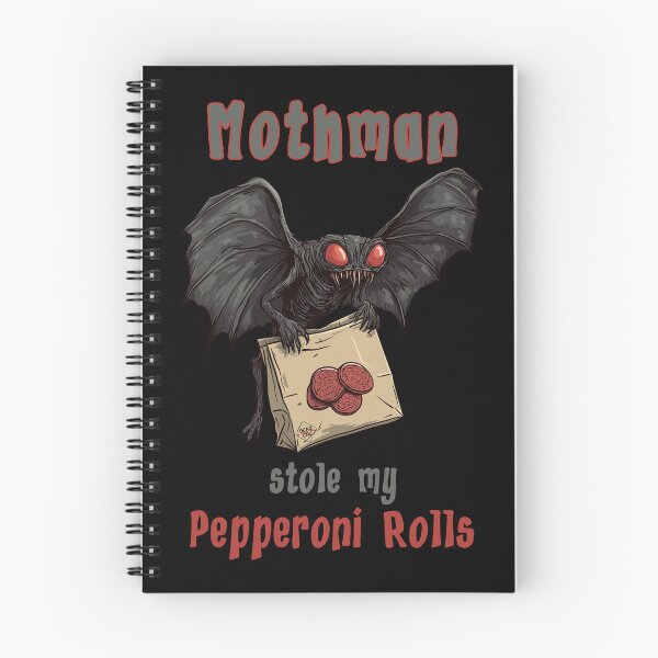 Item preview, Mothman Stole My Pepperoni Rolls designed and sold by DINTE.