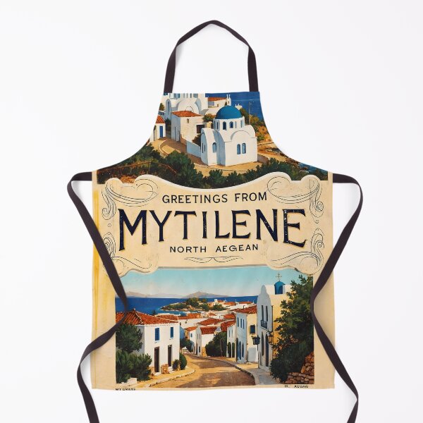 Item preview, Greetings from Mytilene North Aegean Greece Postcard Vintage Retro Travel Vintage designed and sold by TravelPostcardGems.