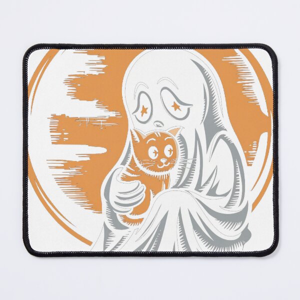 Item preview, ghost Cat Kitty Cute Goth Halloween designed and sold by ShopZen ⭐⭐⭐⭐⭐.
