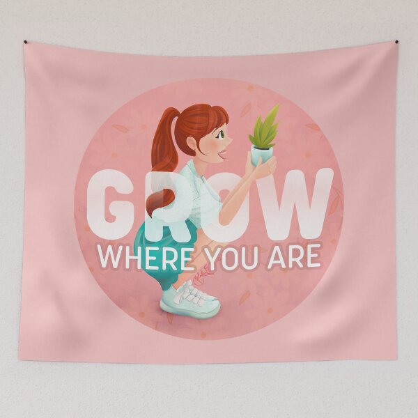 Item preview, Grow Where You Are designed and sold by LunarFoxID.